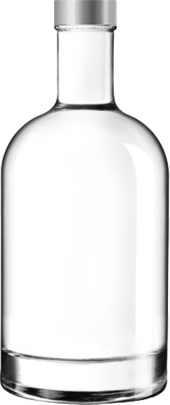 glass water bottle 500ml - Oslo